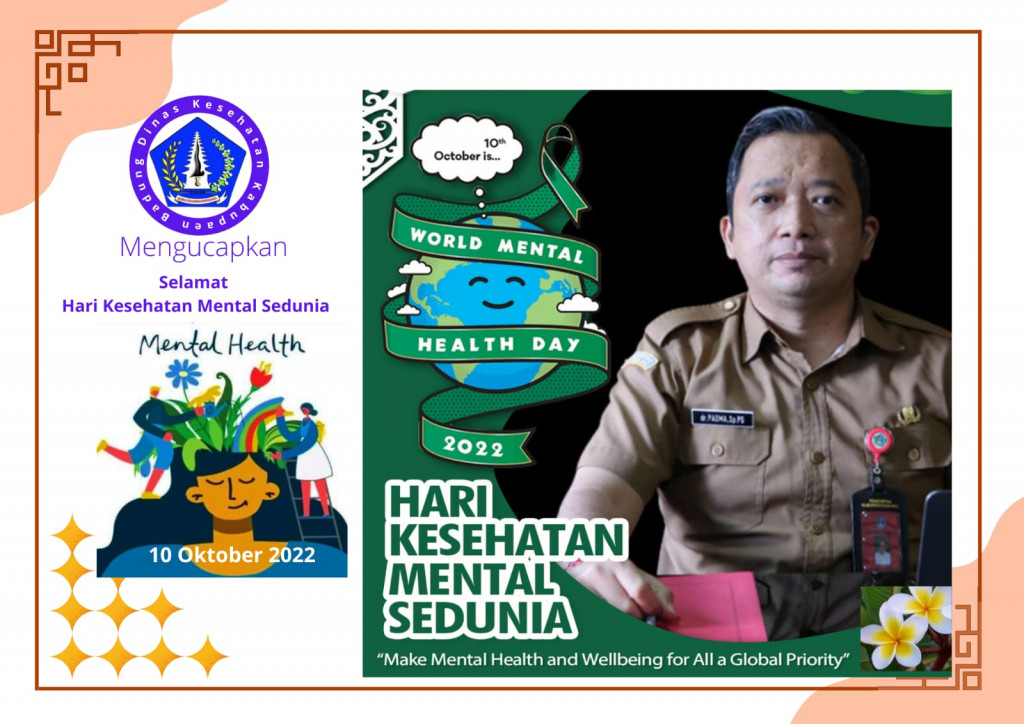 HARI KESEHATAN MENTAL SEDUNIA | Diskes Badung